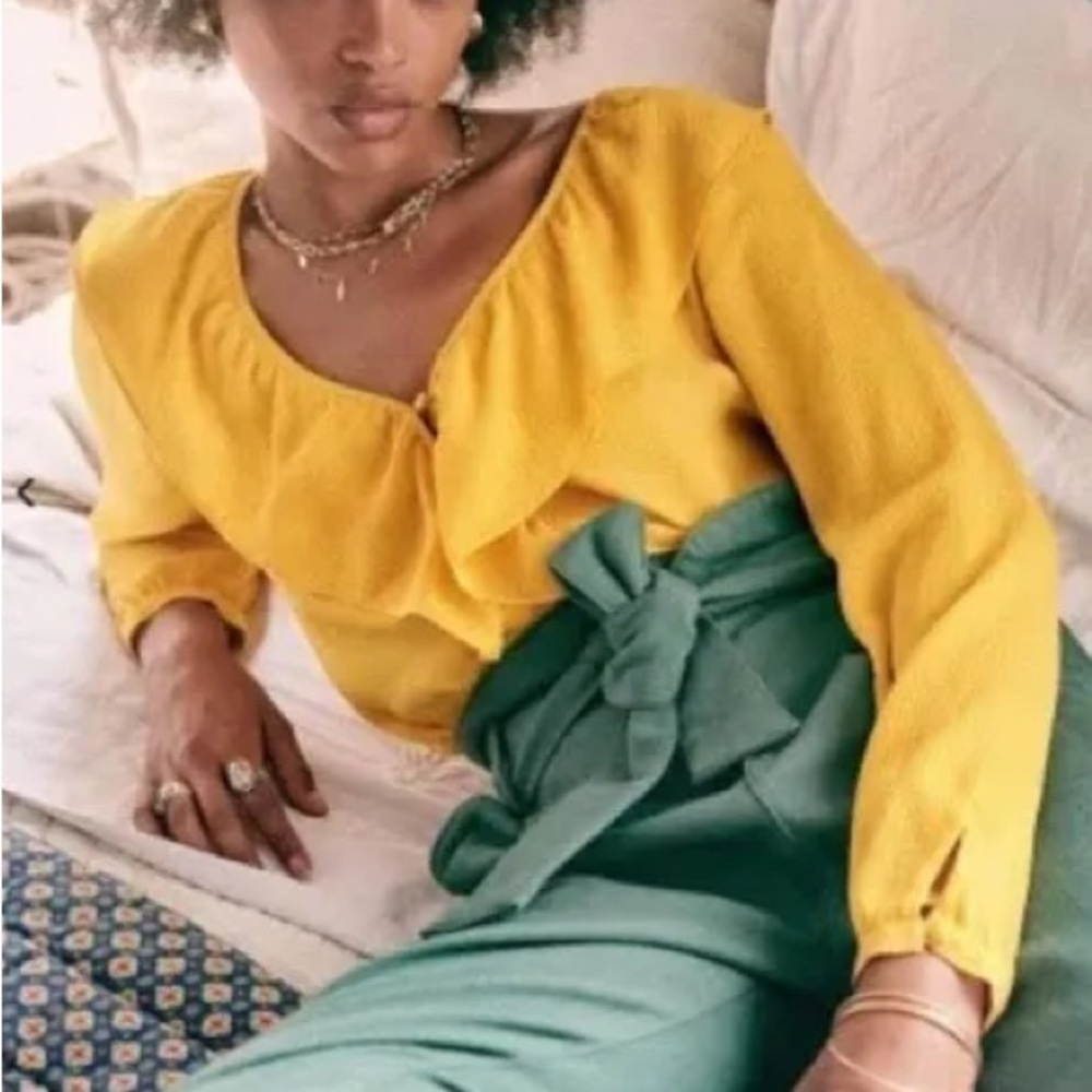 Sezane Priscilla Silk Blouse